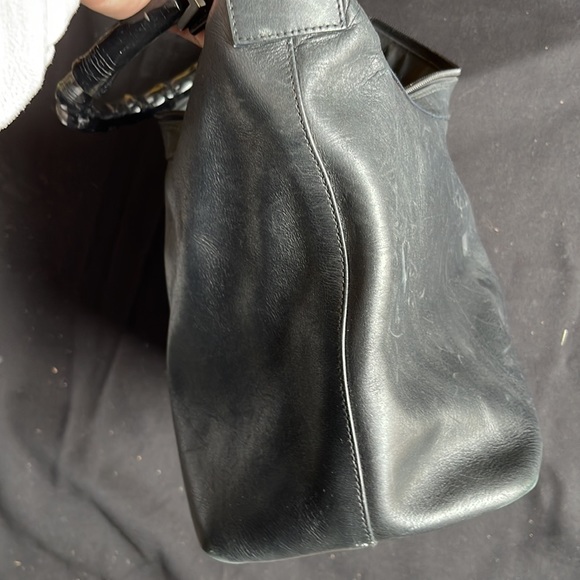 Gucci bamboo handle vintage bag authentic leather - Picture 13 of 16